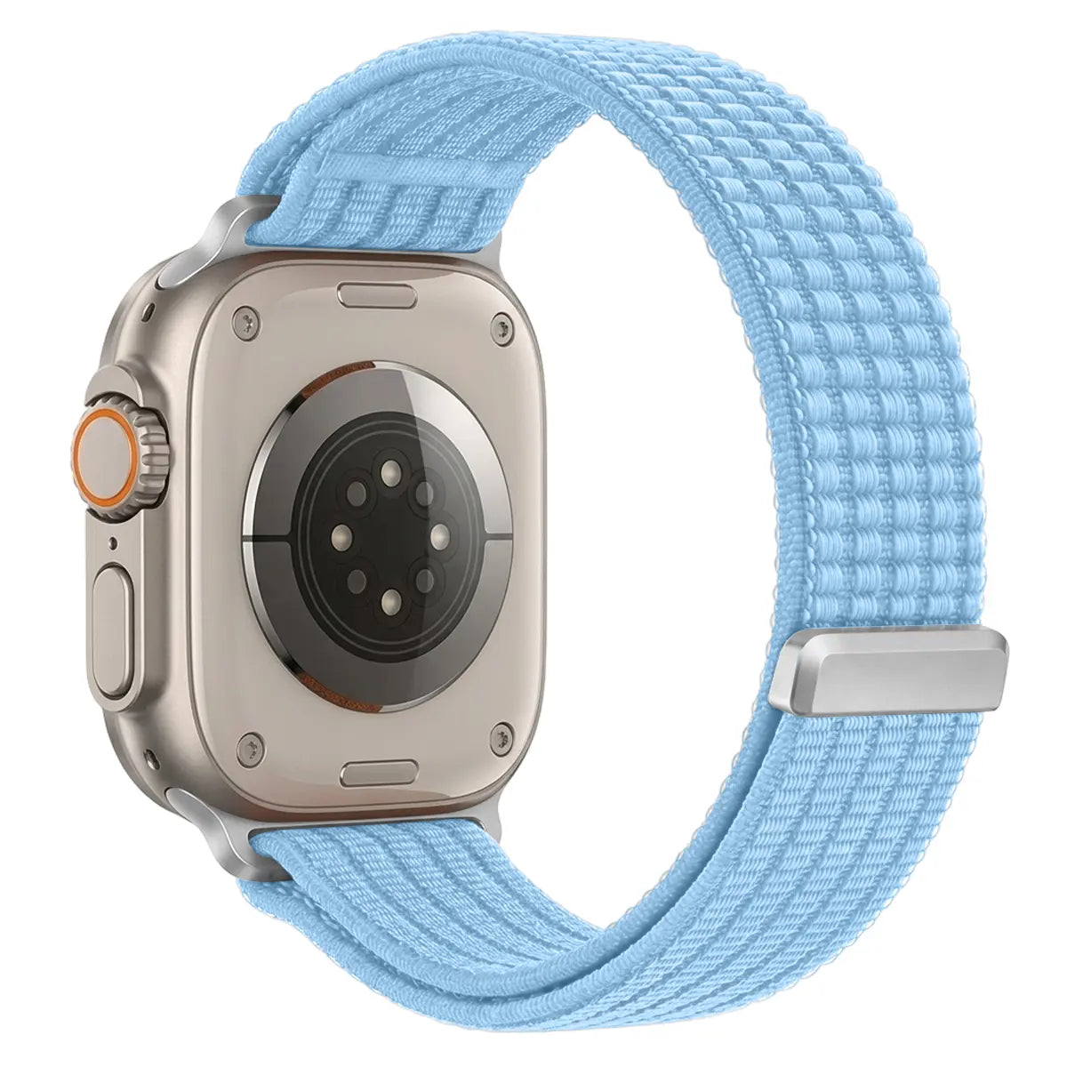 Apple Watch Ultradünnes Nylonband (Hellblau)