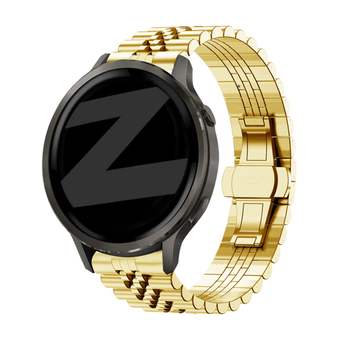 Bandz Garmin Forerunner 265s Steel Strap 'Jubilee' (Gold)