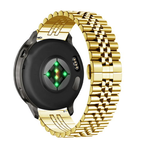 Bandz Garmin Forerunner 265s Steel Strap 'Jubilee' (Gold)