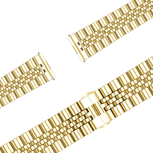Bandz Garmin Forerunner 265s Steel Strap 'Jubilee' (Gold)