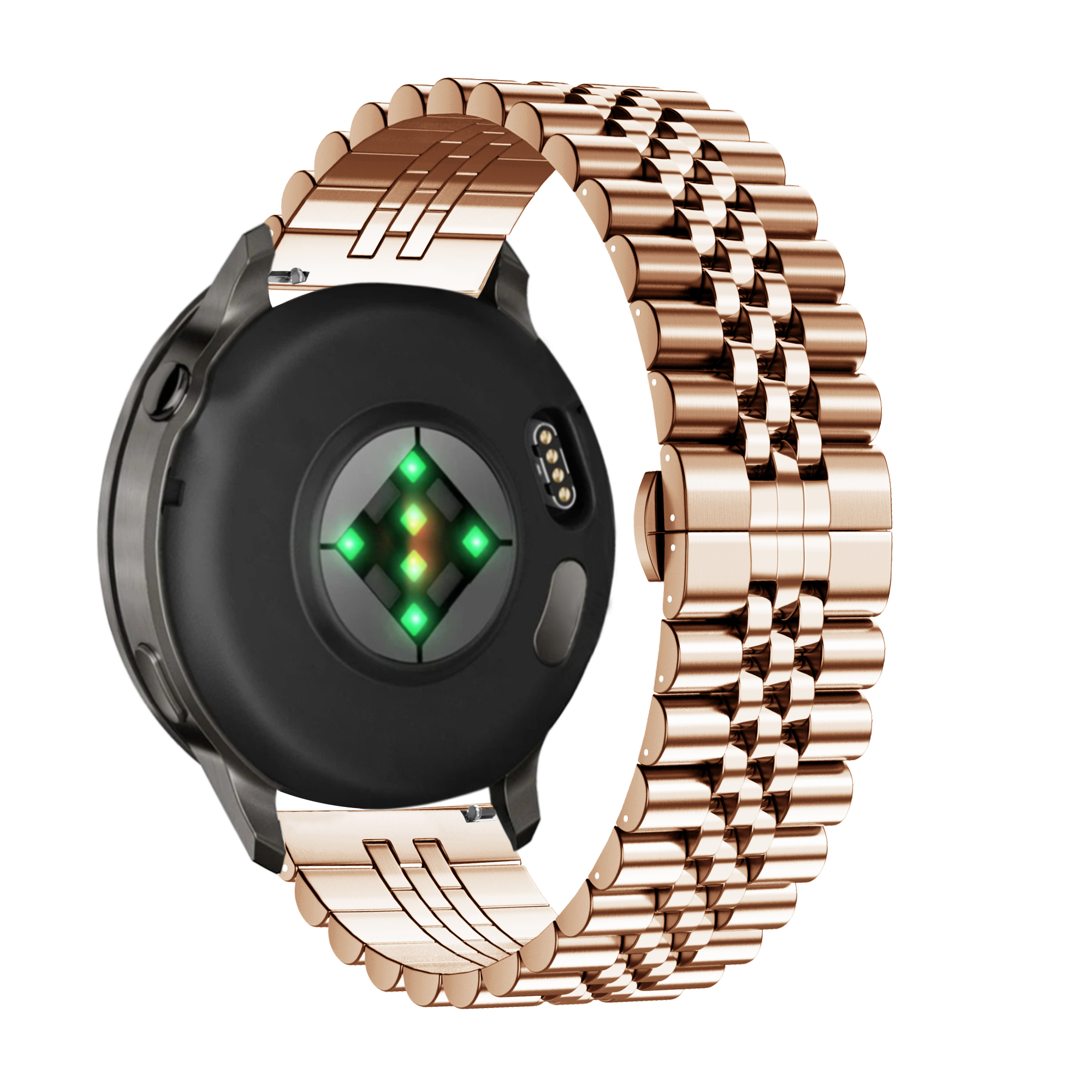 Bandz Garmin Forerunner 255s Stahlarmband 'Jubilee' (Roségold)