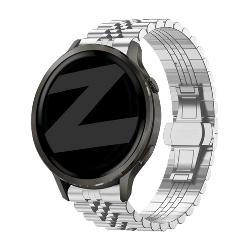 Bandz Garmin Forerunner 265s Steel Strap 'Jubilee' (Silver)