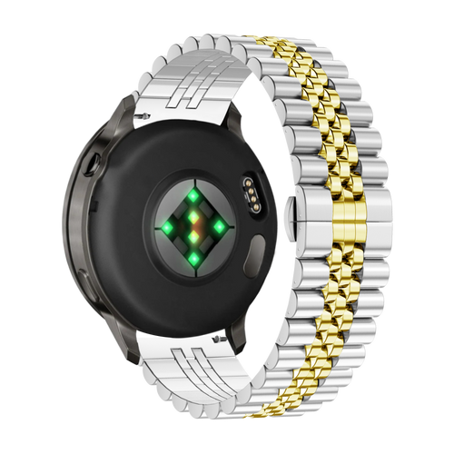 Bandz Garmin Venu 3s Steel Strap 'Jubilee' (Silver/Gold)