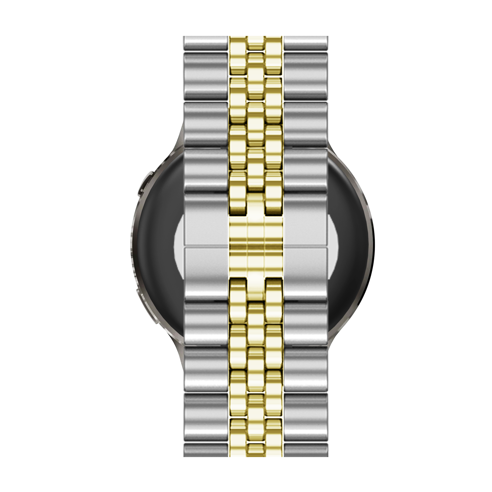 Bandz Garmin Vivomove 3s Stahlarmband 'Jubilee' (Silber/Gold)
