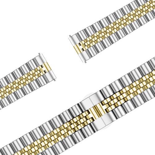 Bandz Garmin Venu 3s Steel Strap 'Jubilee' (Silver/Gold)