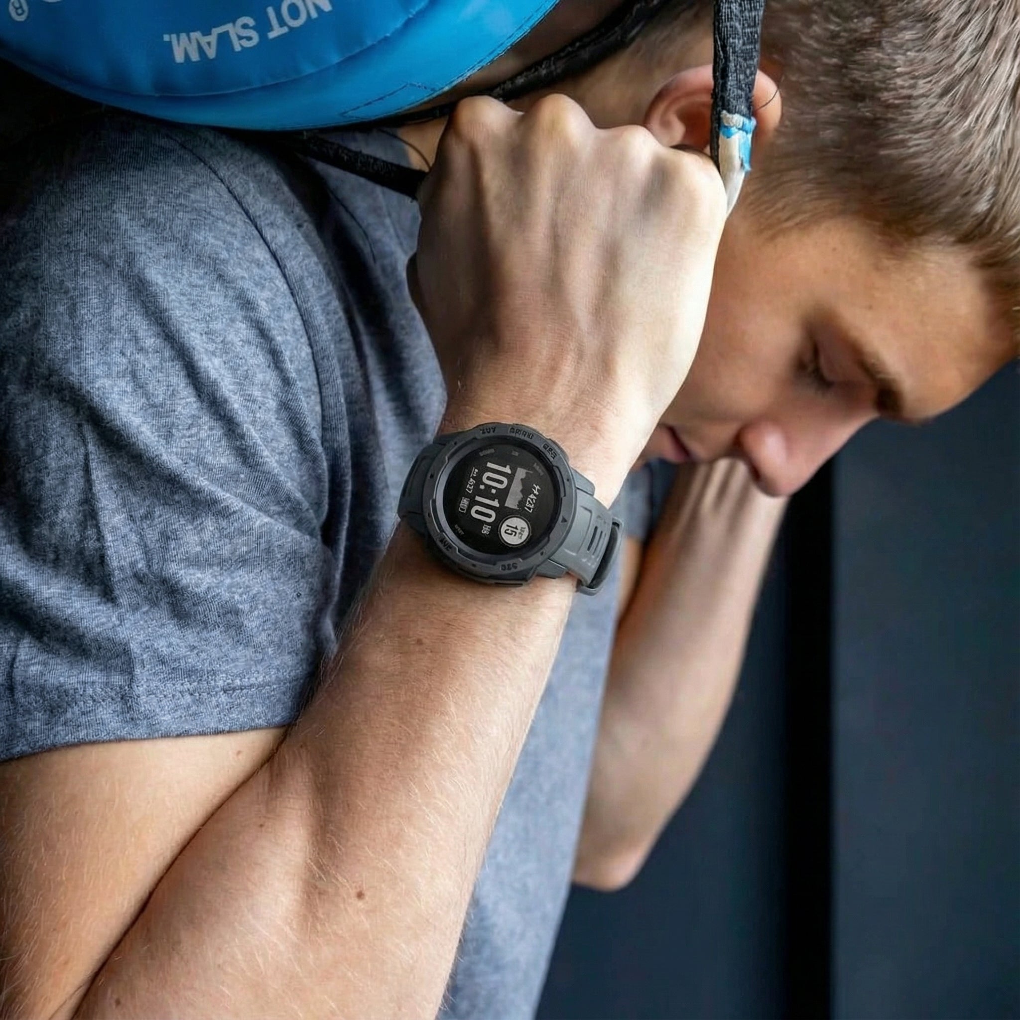 Garmin Instinct 1/2 Silikonarmband (Grau)