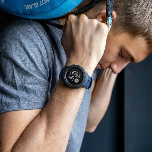 Garmin Instinct 1/2 Silikonarmband (Dunkelblau)