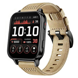 Garmin Venu X1 Nylon-Schnallenarmband (Khaki)