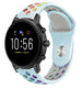 Fossil Gen 5 Sport Strap (Light Blue/Rainbow)