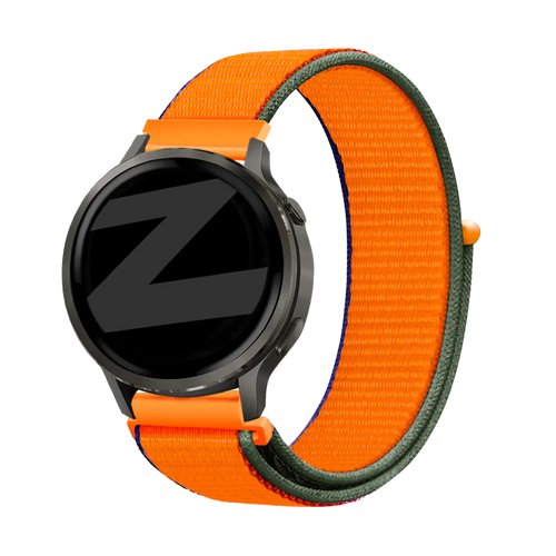 Bandz Garmin Forerunner 265s Nylon Loop Strap (Kumquat)