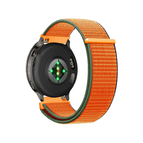 Bandz Garmin Forerunner 265s Nylon Loop Strap (Kumquat)