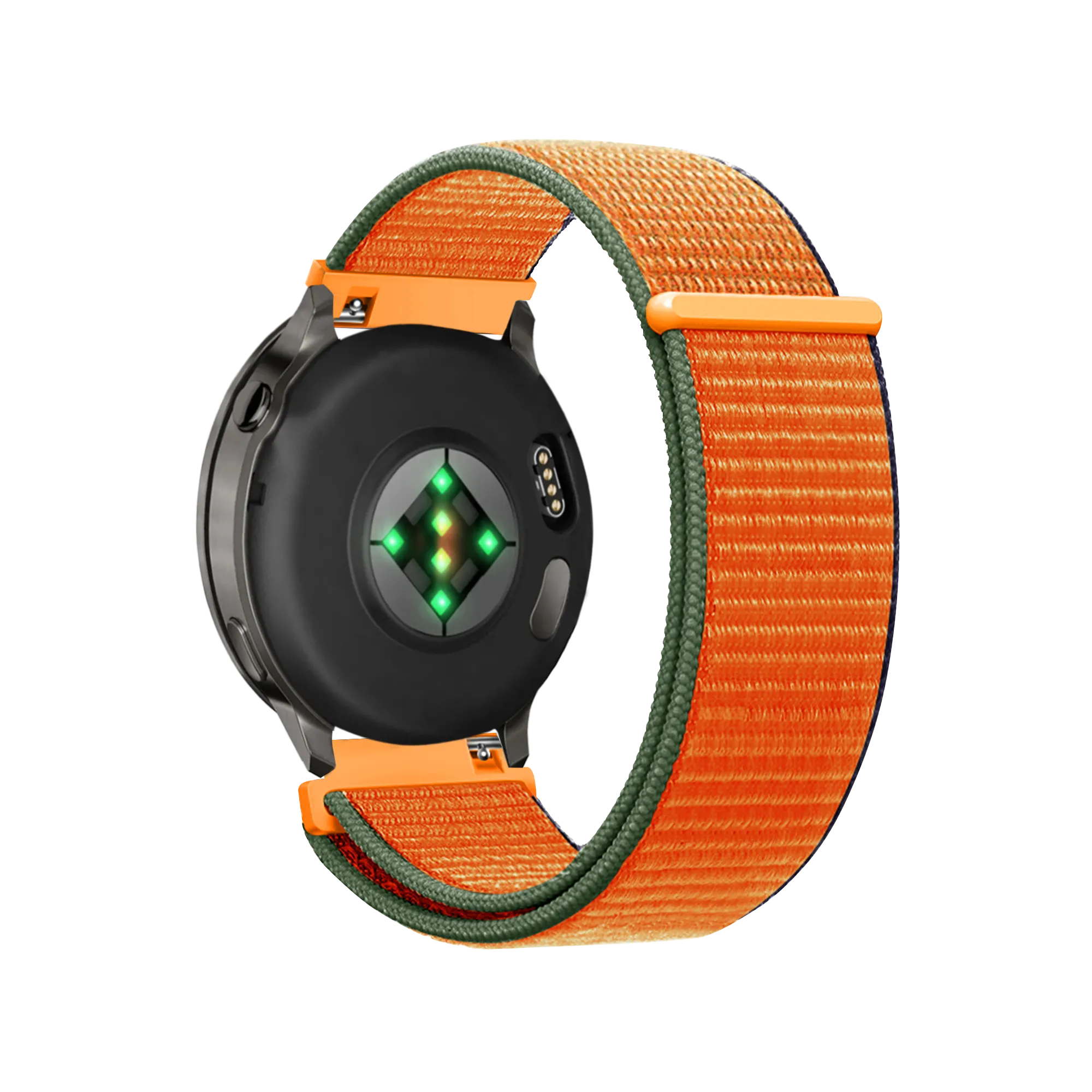Bandz Garmin Vivomove 3s Nylon Loop Strap (Kumquat)