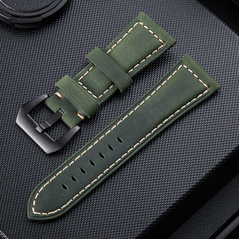 TicWatch Pro 5 Enduro Leather Strap (Green)