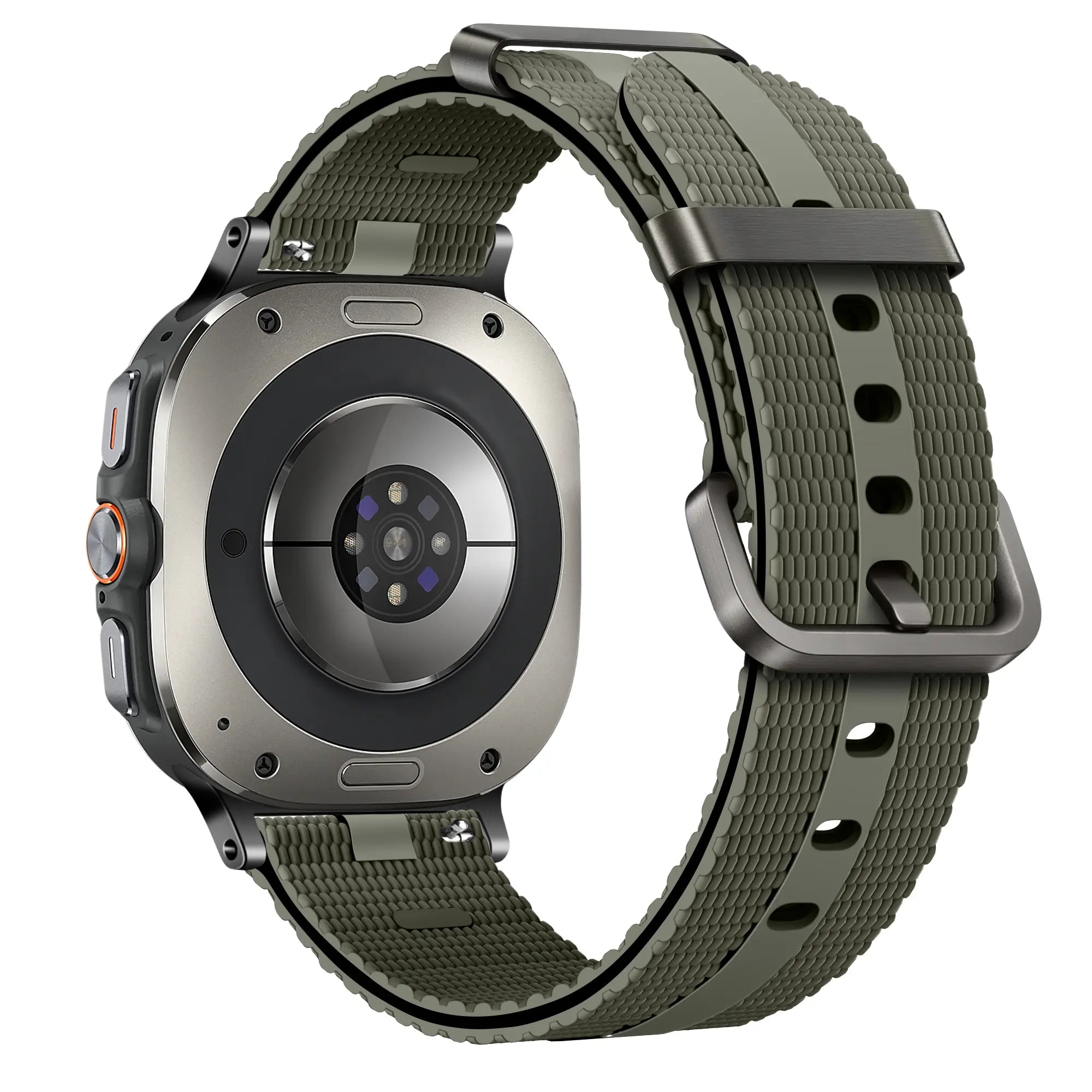 Samsung Galaxy Watch Ultra Silikon Active Armband (Armeegrün)