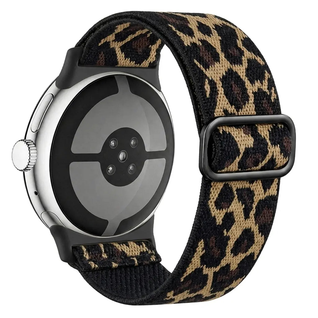 Google Pixel Watch 4 - 41mm Elastisches Armband (Leopard)