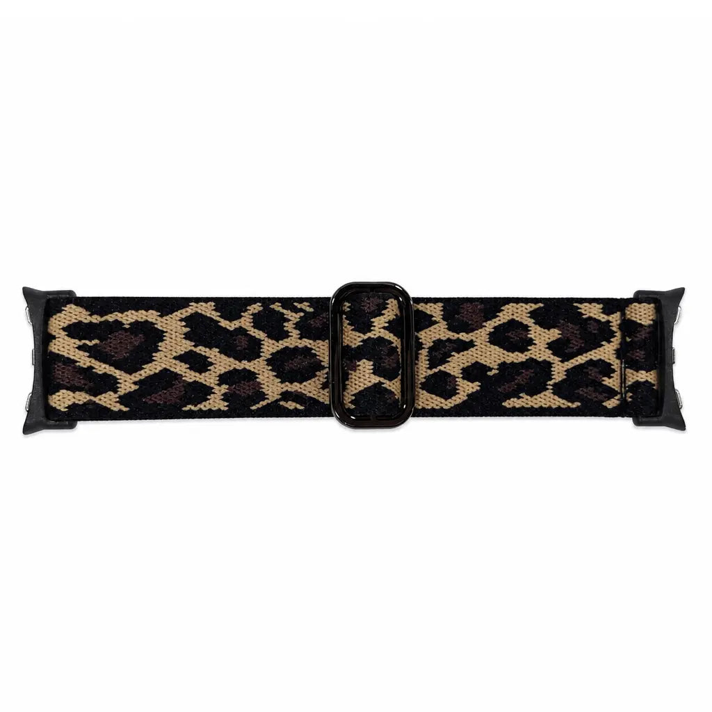 Google Pixel Watch 5 - 41mm Elastic Strap (Leopard)