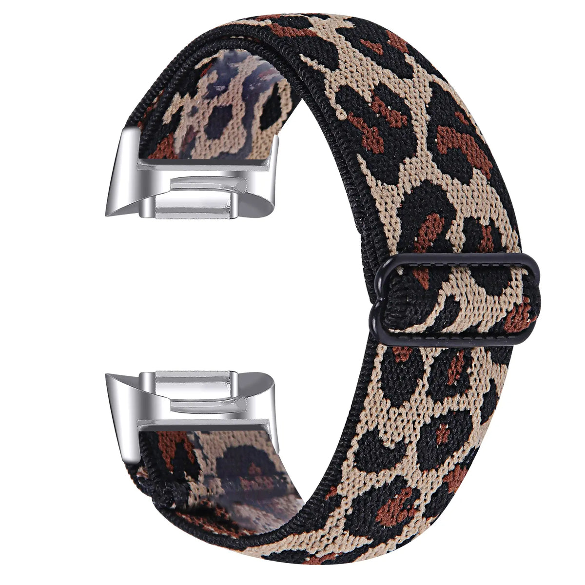 Fitbit Charge 5 Elastisches Armband (Leopard)