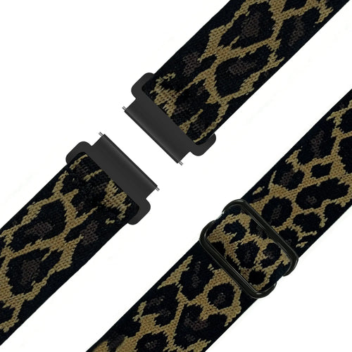 Bandz Garmin Vivomove 3 Elastisches Nylonband ('Leopard')