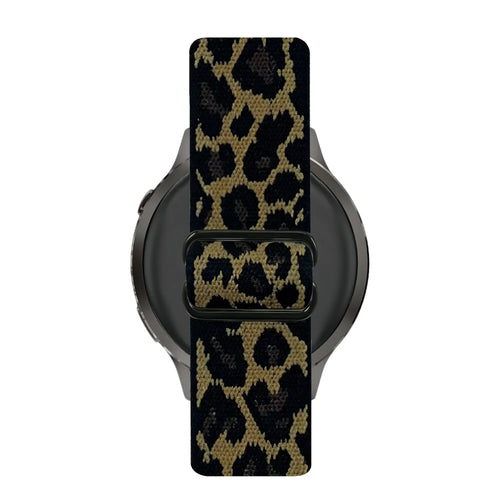 Bandz Garmin Vivomove 3 Elastisches Nylonband ('Leopard')
