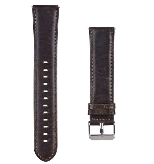 Coros Apex 2 Leather Strap (Dark Brown)