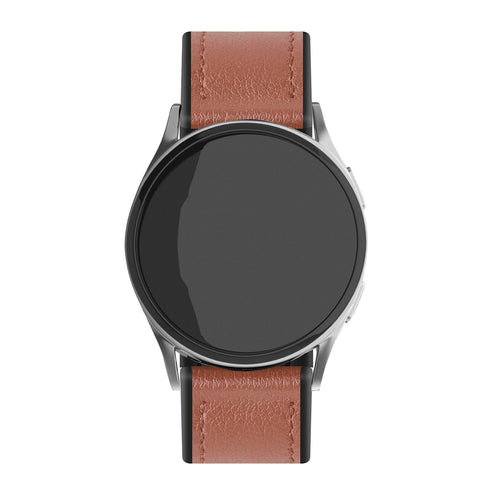 Suunto Run Leder Hybrid -Armband (hellbraun)
