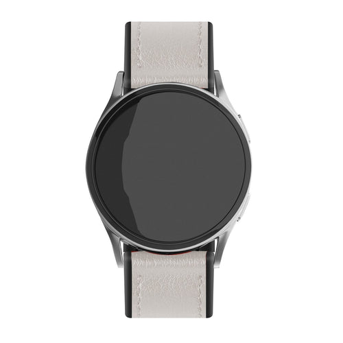 Suunto 9 Peak Pro Leder Hybrid -Armband (weiß)