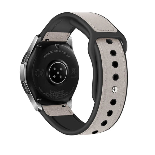 Amazfit Bip 5 Hybrid Lederarmband (Weiß)
