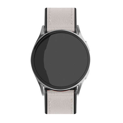 Amazfit Bip U (Pro) Hybrid Lederarmband (Weiß)