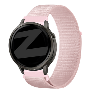 Bandz Garmin Forerunner 255s Nylon Loop Strap (Light Pink)