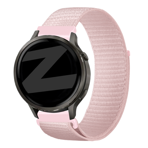Bandz Garmin Vivomove HR Nylon Loop Armband (Hell Rosa)
