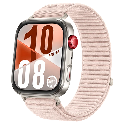 Huawei Watch Fit 5 Pro Wave Nylon Strap (Light Pink)