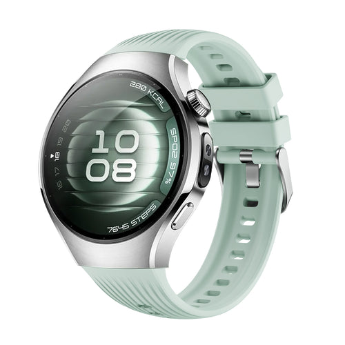 Huawei Watch 5 - 42mm Silikonarmband 'Perfect Fit' (Hell Grün)
