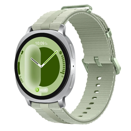 galaxy watch 8 silicone band light green