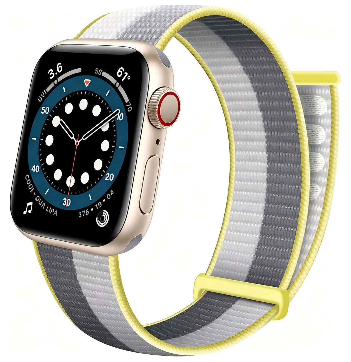 Apple Watch Nylon Loop Armband (Fliedermischung)