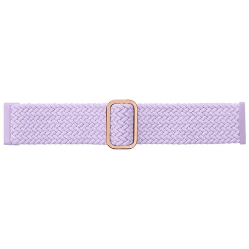 Fitbit Versa 3 verstellbares gewebtes Armband (Hell Lila)