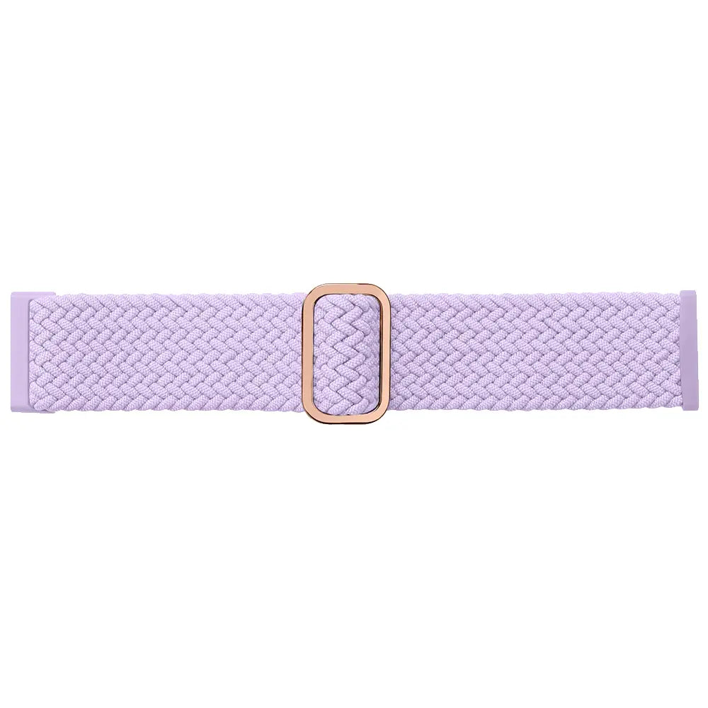 Fitbit Versa 3 verstellbares gewebtes Armband (Hell Lila)