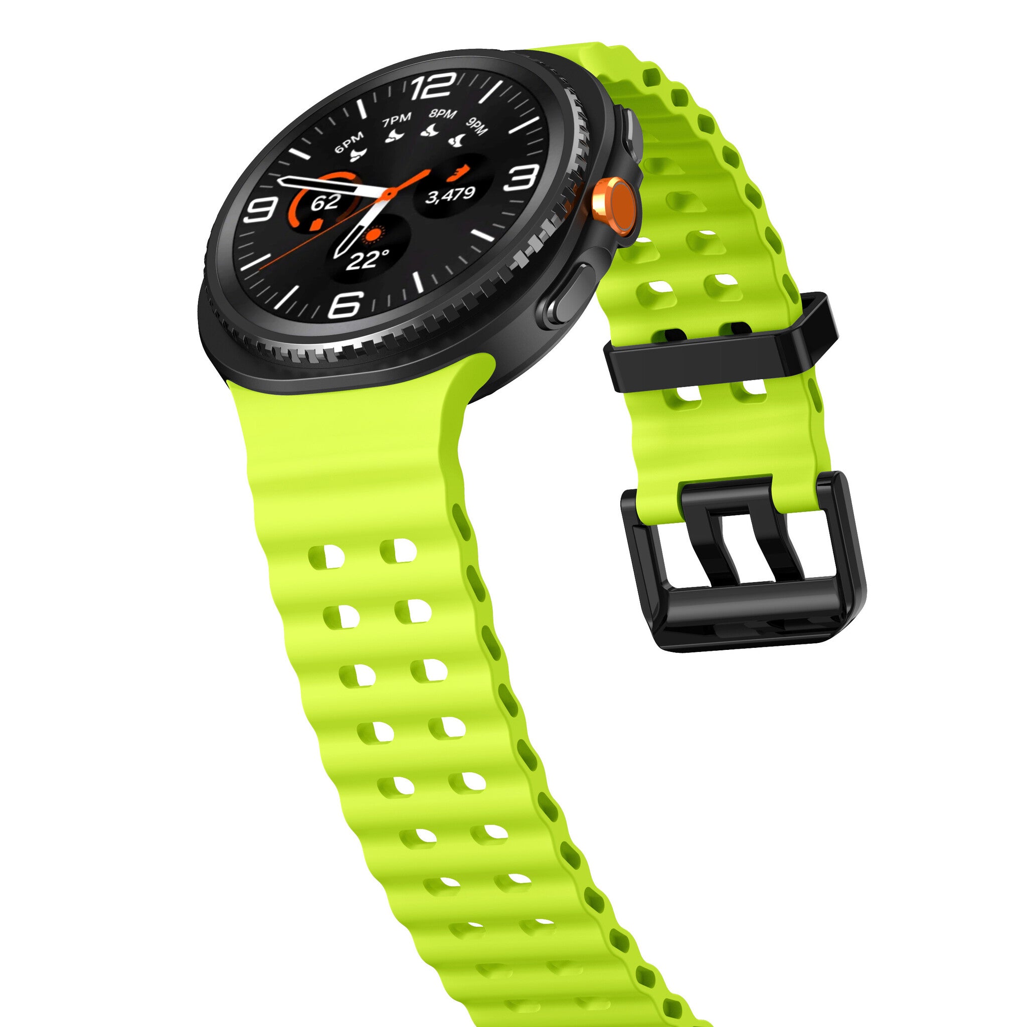 Samsung Galaxy Watch 8 - 44mm Ocean Armband (Limette)