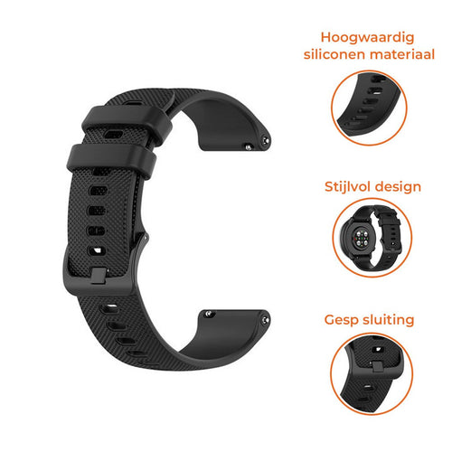 Polar Vantage M3 Luxuriöses Silikonarmband (Schwarz)
