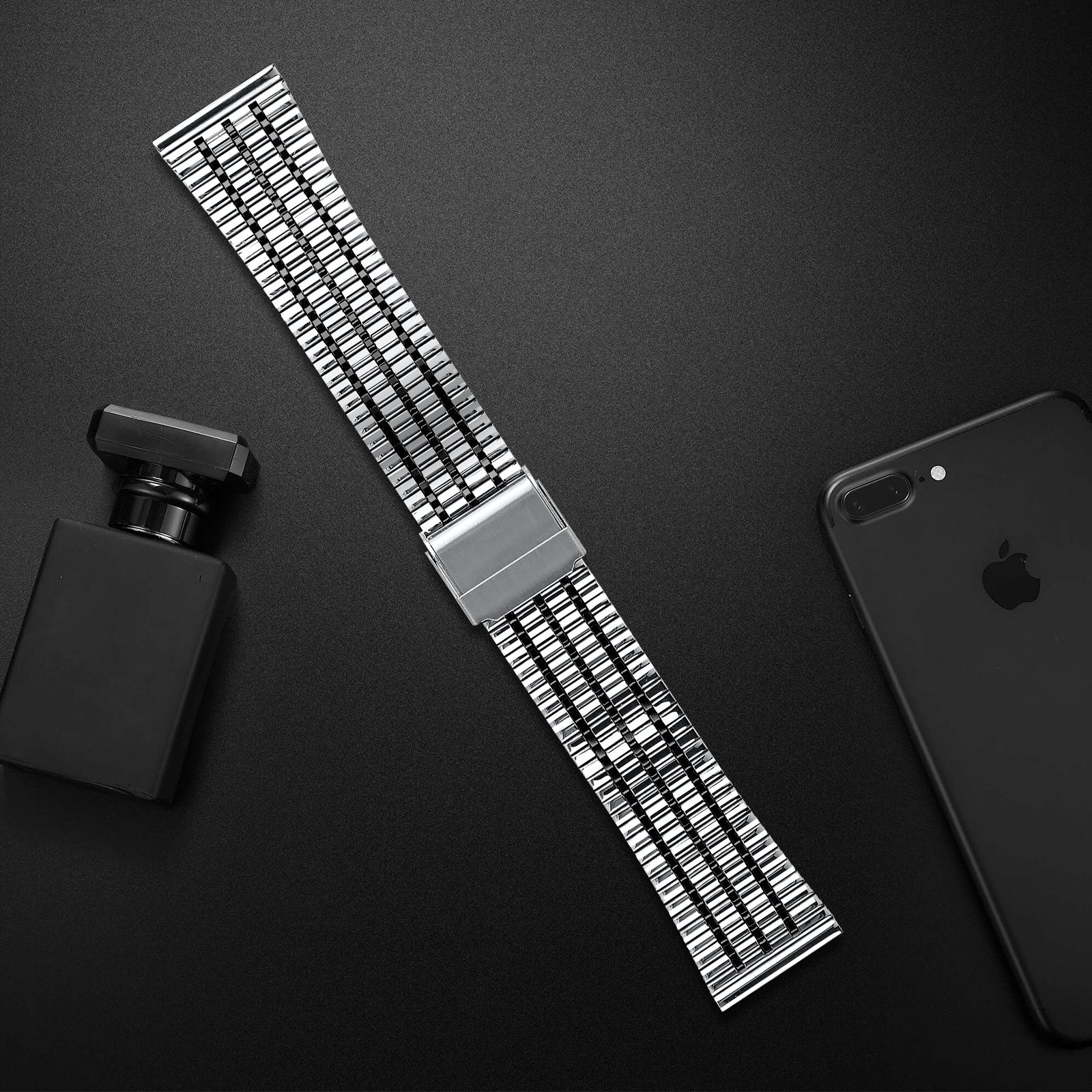 Amazfit Balance Fine Steel Strap (Silver/Black)