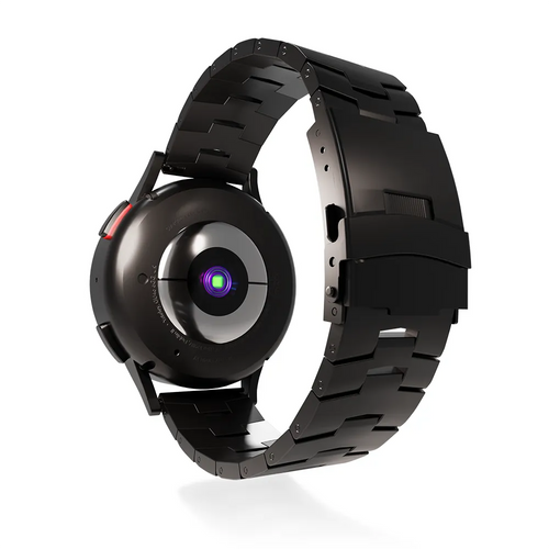 Coros Pace 4 Titanium Grain Strap (Black)