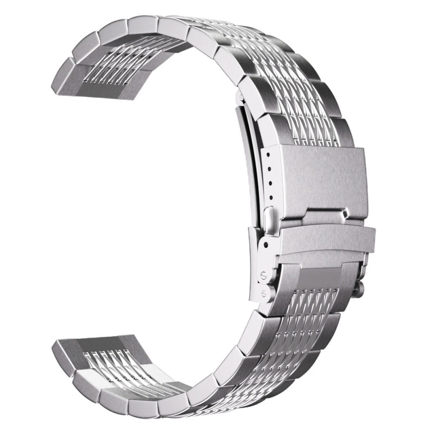 Coros Pace 2 Luxus Stahlgliederarmband (Silber)