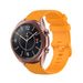 Samsung Galaxy Watch 3 41mm Luxus- Silikonarmband (Orange)