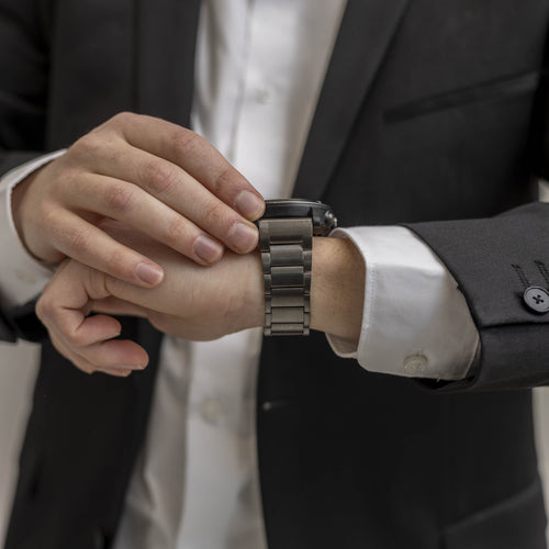 Garmin Fenix E Magnetic Titanium Strap (Graphite)