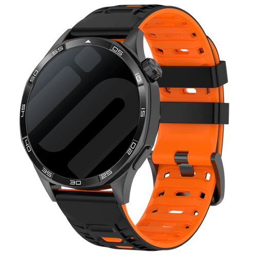ICE Smart TKS Rectangular 1.41 Mecha Sport Strap (Black/Orange)