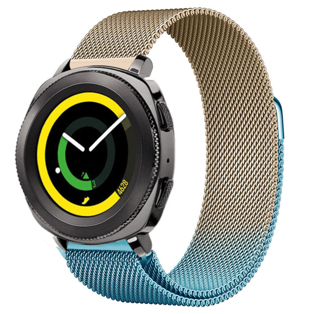 armband gear sport Samsung Gear Sport Milanese Armband (Blau/Gold)