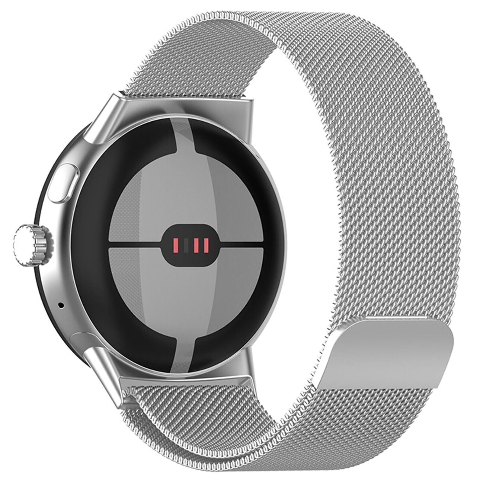 Google Pixel Watch 4 - 41mm Milanese Armband (Silber)