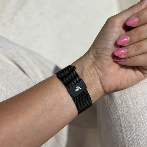 xoxo Wildhearts Polar Grit X Pro Milanese Armband (Schwarz)