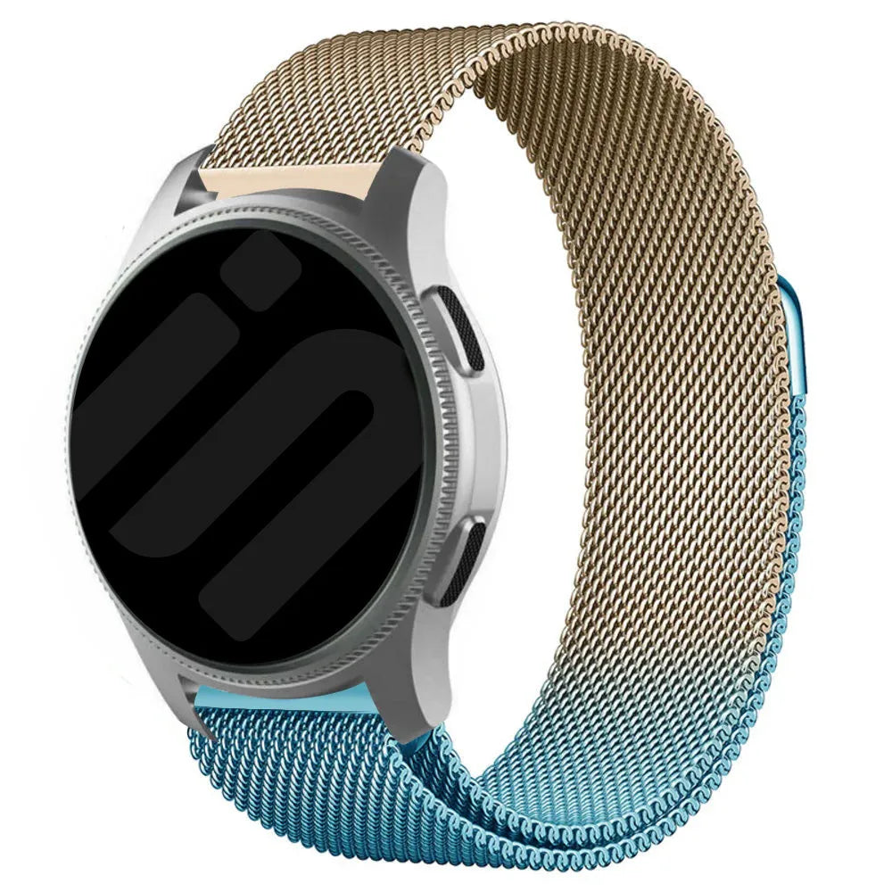 Polar Vantage V3 Milanese Strap (Blue/Gold)