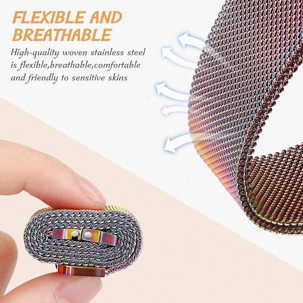 Redmi Watch 5 Active Milanese-Armband (Regenbogen)