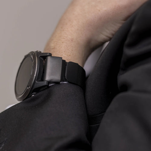 Garmin Fenix 7 Milanese-Armband (Schwarz)